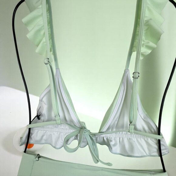 NWT Lost&Wander Sage for Days Ruffle Top & High Waisted Bottom Bikini Swimsuit - Picture 4 of 7